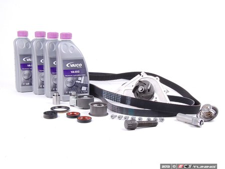 ES#2608080 - 078109119JKT5 - Ultimate Plus Timing Belt Kit - Complete timing belt kit includes G13 coolant - Assembled By ECS - Audi