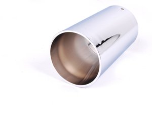 ES#39495 - 18107832644 - E46 M3 Exhaust Tip - Priced Each - Chrome tip that attaches to the muffler tail pipes - Genuine BMW - BMW