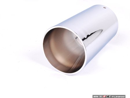 ES#39495 - 18107832644 - E46 M3 Exhaust Tip - Priced Each - Chrome tip that attaches to the muffler tail pipes - Genuine BMW - BMW