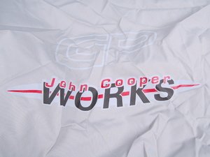 ES#195364 - 82110421606 - Car Cover Black / Red : MINI GP - Outdoor - (NO LONGER AVAILABLE) - For the MINI Cooper S JCW GP edition but can fit other R50-R57 MINI Models. Great for MINIs with GP style aftermarket rear wing. - Genuine MINI - MINI