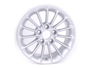 ES#64419 - 36111095441 - 16" Star Spoke Style 49 Wheel - Priced Each - 16x7 ET 20 CB 74.1mm. - Genuine BMW - BMW