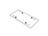 ES#2180508 - ZAW071801 - Truth In Engineering License Plate Frame - (NO LONGER AVAILABLE) - Featuring 'Truth in Engineering' inscription & Audi rings logo - Genuine Volkswagen Audi - 