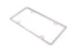 ES#2180508 - ZAW071801 - Truth In Engineering License Plate Frame - (NO LONGER AVAILABLE) - Featuring 'Truth in Engineering' inscription & Audi rings logo - Genuine Volkswagen Audi - 