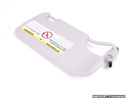 ES#83225 - 51167057477 - Sun Visor / Mirror Illumination Left - Horizon Grey - (NO LONGER AVAILABLE) - Replace your broken or missing visor. - Genuine MINI - 