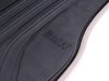 ES#2530668 - 51472220140 - Modern Line Front Rubber Floor Mat Set - (NO LONGER AVAILABLE) - Schwarz/Black With Beige Accent - Genuine BMW - 