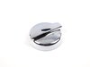 ES#88370 - 51177158196 - Chrome Gas Cap Cover - Mounts to the hinge and covers the gas cap - Genuine MINI - MINI