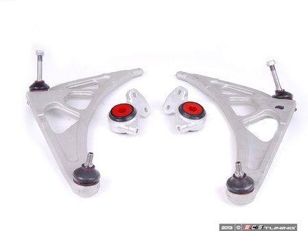 ES#2500734 - 31122229624KT2 - Front control arm Refresh Kit  - Control arms and performance polyurethane bushings for a partial front suspension rebuild - Assembled By ECS - BMW