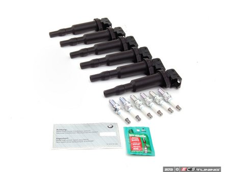 ES#2603136 - 12131712219KT3 - Ignition Service Kit - Restore your ignition system using high quality Bosch ignition coils and NGK spark plugs - Assembled By ECS - BMW