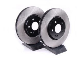 ES#2598530 - 2104212512KT4 - Front Brake Rotors - Pair - Does not include brake rotor securing screws - Meyle - Mercedes Benz