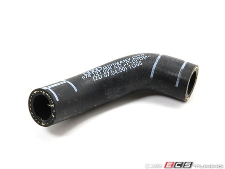 ES#283587 - 078121096AD - Oil Cooler Hose - Return - (NO LONGER AVAILABLE) - Connects the oil cooler to the water pipe - Genuine Volkswagen Audi - 