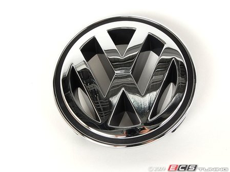 ES#352429 - 3D7853600MQH - Front Grille Emblem - (NO LONGER AVAILABLE) - For R32 grille only - Genuine Volkswagen Audi - 