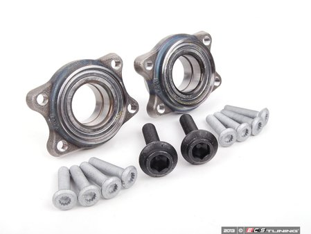 ES#2623103 - 8E0598625BKT - Rear Wheel Bearing Kit - Pair - Includes both rear wheel bearings and installation hardware - SKF - Audi