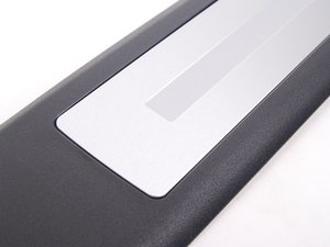 ES#438403 - 8E0853373P01C - Front Door Sill - Satin Black / Metal - Left - Restore your interior look - Genuine Volkswagen Audi - Audi
