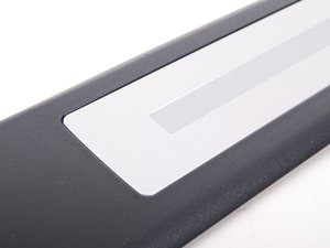 ES#438408 - 8E0853374P01C - Front Door Sill - Satin Black / Metal - Right - Keep your interior looking clean - Genuine Volkswagen Audi - Audi