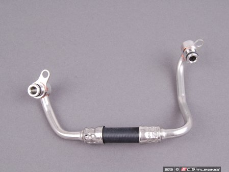 ES#25132 - 11537558901 - Turbo Water Feed Line - Rear Turbo - Supplies coolant to the rear turbocharger - Genuine BMW - BMW