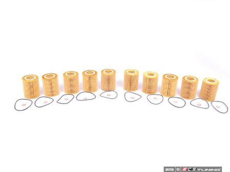 ES#259289 - 11427512300 - Oil Filter Kits, Pack Of 10 - Stock Up And SAVE! - OEM filters for your BMW M54, buy in sets of 5 or 10 - Genuine BMW - BMW