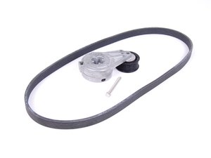 ES#11942 - 021198001 - Accessory Belt Kit - Includes belt tensioner, accessory drive belt, and bolt to install the accessory drive belt - Assembled By ECS - Volkswagen