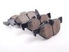 ES#2642896 - 34216855007KT4 - Rear Brake Service Kit - Featuring Zimmermann brake rotors and ECS DD23 Daily Driver ceramic pads - Assembled By ECS - BMW