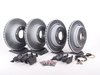 ES#2598402 - ECSE39341121-KT1 - Front And Rear Brake Service Kit - Featuring ECS V5 Coated Brake Rotors and ECS DD23 "Daily Driver" ceramic pads. - Assembled By ECS - BMW