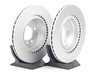 ES#2642896 - 34216855007KT4 - Rear Brake Service Kit - Featuring Zimmermann brake rotors and ECS DD23 Daily Driver ceramic pads - Assembled By ECS - BMW