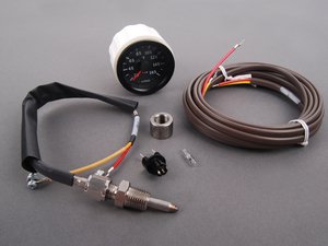 ES#1897118 - 310-153 - Pyrometer Gauge Kit - (NO LONGER AVAILABLE) - Vision series black 1600 degree pyrometer with harness - VDO - 