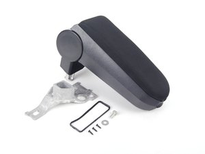 ES#2594897 - 3592CONL10506 - B5 Center Armrest Kit - Black Cloth - Replace your dirty or stained armrest with this complete ECS unit - ECS - Volkswagen