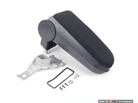 ES#2594897 - 3592CONL10506 - B5 Center Armrest Kit - Black Cloth - Replace your dirty or stained armrest with this complete ECS unit - ECS - Volkswagen