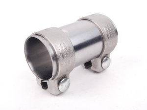 ES#333406 - 357253141A - Dual Clamp Exhaust Sleeve - Priced Each - Quiet down your leaking exhaust. 55mm - Genuine Volkswagen Audi - Audi Volkswagen
