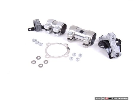ES#2582005 - MKIV18TTBEXKT - Turbo Back Installation Kit - Everything needed to install a full turbo back exhaust with genuine parts. - Genuine Volkswagen Audi - Volkswagen