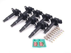 ES#2568390 - 101000054ADKT1 - Ignition Service Kit - Includes eight genuine coils and spark plugs - Genuine Volkswagen Audi - Audi
