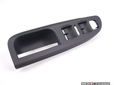 ES#346104 - 3C1867171B1QB - left Window Switch Cover - Anthracite - Replace that damaged trim piece today and restore the look of your vehicle - Genuine Volkswagen Audi - Volkswagen