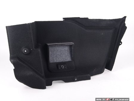 ES#124857 - 51478266569 - Left Trunk Liner Panel - Driver side trunk carpet panel with CD changer - Genuine BMW - BMW