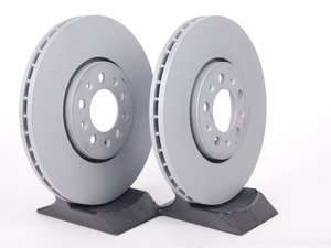 ES#2636826 - 6R0615301AKT - Front Brake Rotors - Pair (288x25) - Featuring Z-Anti Corrosion coating - Zimmermann - Volkswagen
