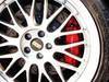 ES#1180 - MK4S2V2BBK-R XS - ECS Big Brake Kit - Stage 2 Version 2 - Cross Drilled & Slotted Rotors (332x26) - (NO LONGER AVAILABLE) - Four piston Red Porsche Boxster caliper, caliper carrier, pads, sensors, floating zinc coated rotors, exact-fit stainless steel lines, and hardware - ECS - 