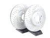 ES#2598310 - ECSE5334112110KT - Performance Front And Rear Brake Service Kit - (NO LONGER AVAILABLE) - Featuring ECS GEOMET cross drilled and slotted rotors and Hawk HPS pads - Assembled By ECS - 