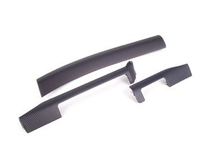 ES#100179 - 51417902873 - Complete Dash Trim Set - Black Cube - This is all three dash trim pieces in black cube - Genuine BMW - BMW