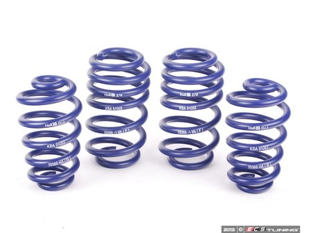 ES#837 - 29368 - Sport Springs Set - Unrivaled comfort and performance. Average lowering of 1.7"F 1.6"R - H&R - Audi