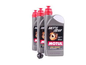 ES#2660884 - 000857ECS01AKT1 - Front Differential Service Kit W/ ECS Magnetic Drain Plug - Featuring Motul 75w90 fluid - Assembled By ECS - Audi