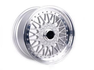 ES#2738572 - 010-40kt - 17" Style 010 Wheels - Set Of Four - (NO LONGER AVAILABLE) - 17"x8" ET30 5x100/5x112 - Silver with 2" machined lip - Alzor - 
