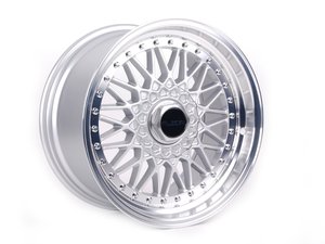 ES#2738577 - 010-42kt - 17" Style 010 Wheels - Set Of Four - (NO LONGER AVAILABLE) - 17"x9" ET30 5x100/5x112 - Silver with 2.5" machined lip - Alzor - 
