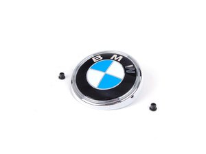 ES#2631444 - 51143401005KT - Rear Emblem & Grommet Kit - Includes mounting grommets for easy installation  - Genuine BMW - BMW