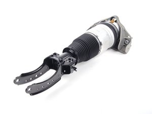 ES#1445796 - 95534303445 - Complete Front Air Suspension Strut - Right - Includes strut, air bag, pressure valve, and bearing bracket - Genuine Porsche - Porsche
