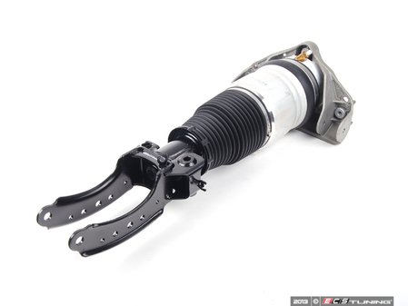 ES#1445796 - 95534303445 - Complete Front Air Suspension Strut - Right - Includes strut, air bag, pressure valve, and bearing bracket - Genuine Porsche - Porsche