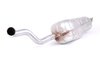 ES#2570190 - 1J6253609CB - Rear Muffler - Rear muffler aftermarket replacement with turn down tips  - Bosal - Volkswagen