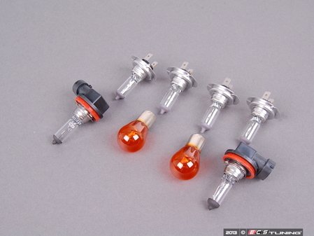 ES#2593120 - 64211KT2 - Halogen Headlight Bulb Refresh Kit - Includes every bulb for both headlights - Assembled By ECS - Audi