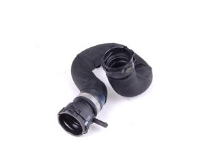 ES#390020 - 4F0121101F - Radiator Hose - Upper - Connects the radiator to the hard line water tube, leading to the thermostat - Genuine Volkswagen Audi - Audi