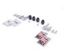 ES#2594250 - 8K0698470AKT6 - Rear Pad and Rotor Installation Kit - Make your brake service headache free with this installation kit! - Assembled By ECS - Audi