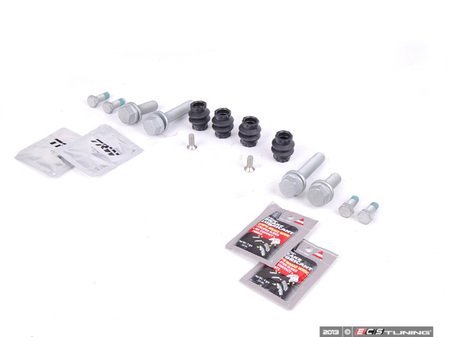 ES#2594250 - 8K0698470AKT6 - Rear Pad and Rotor Installation Kit - Make your brake service headache free with this installation kit! - Assembled By ECS - Audi
