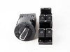 ES#1843982 - 1j02zz -  Chrome Switch Kit - Includes a chrome trimmed European headlight switch & window switch - Bremmen Parts - Volkswagen