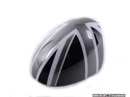 ES#253384 - 51162147676 - Mirror Cap Black Jack - Right - Upgrade or replace your MINI side mirror cap - Genuine MINI - MINI